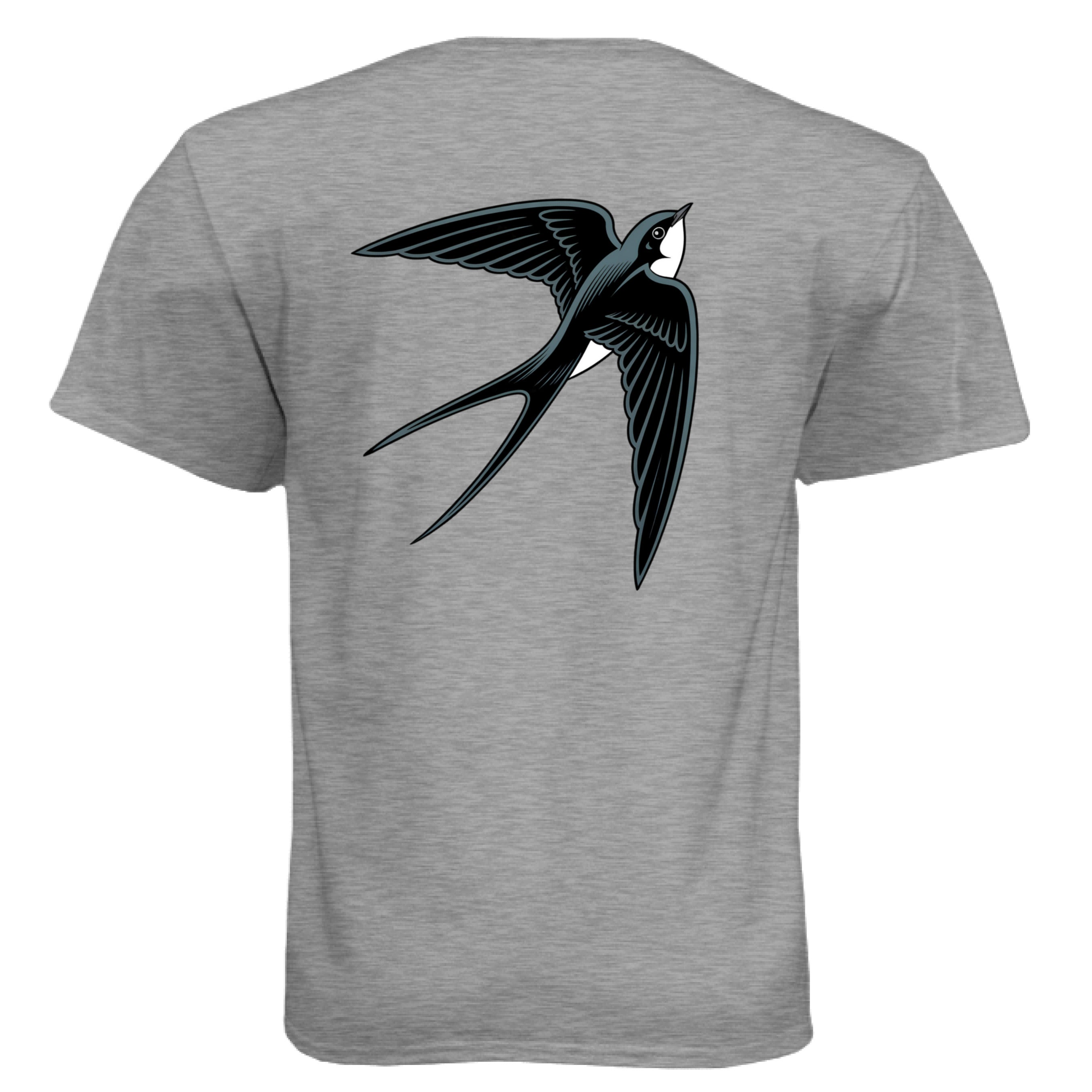 Dark Heather Grey (60/40) - BACK