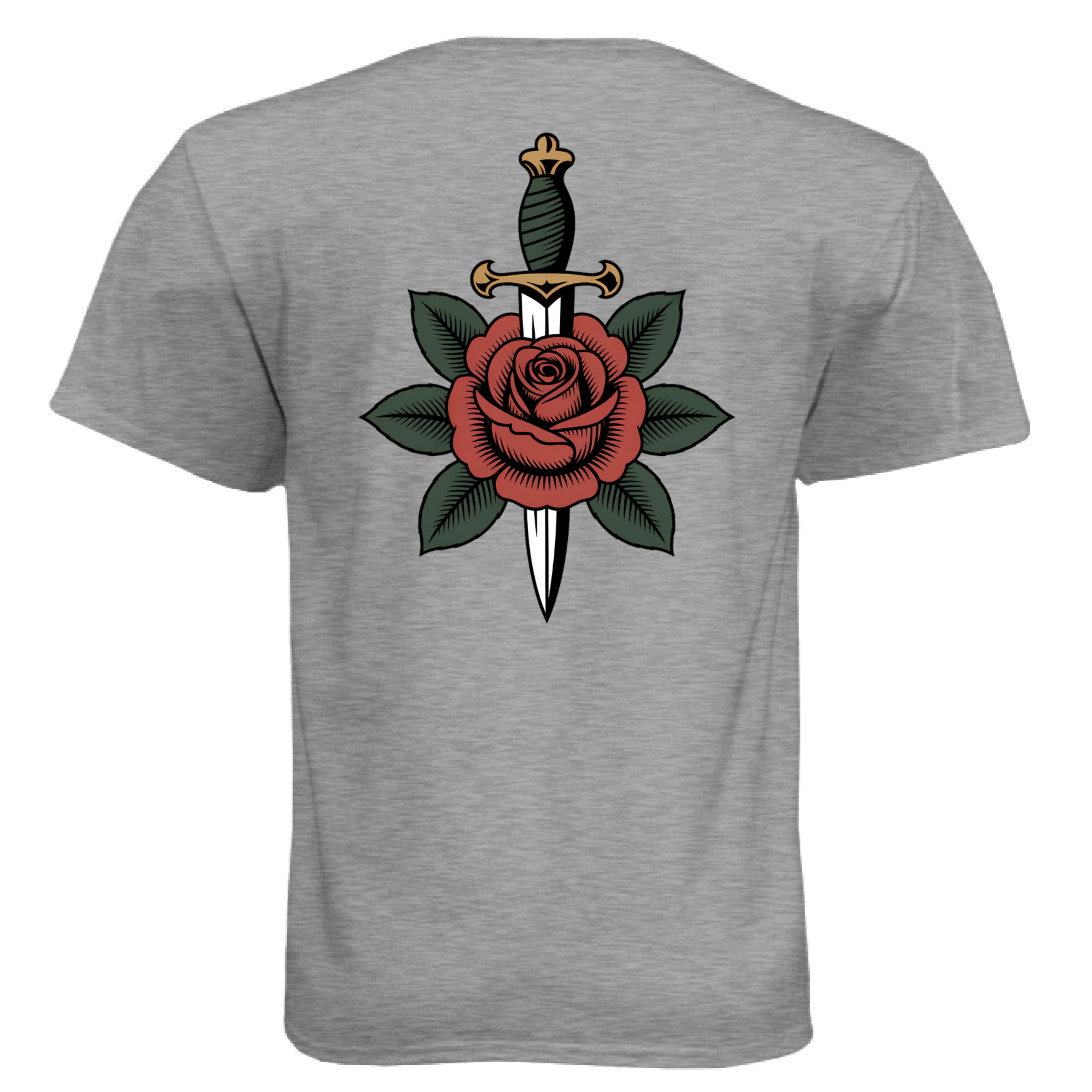 Dark Heather Grey (60/40) - BACK