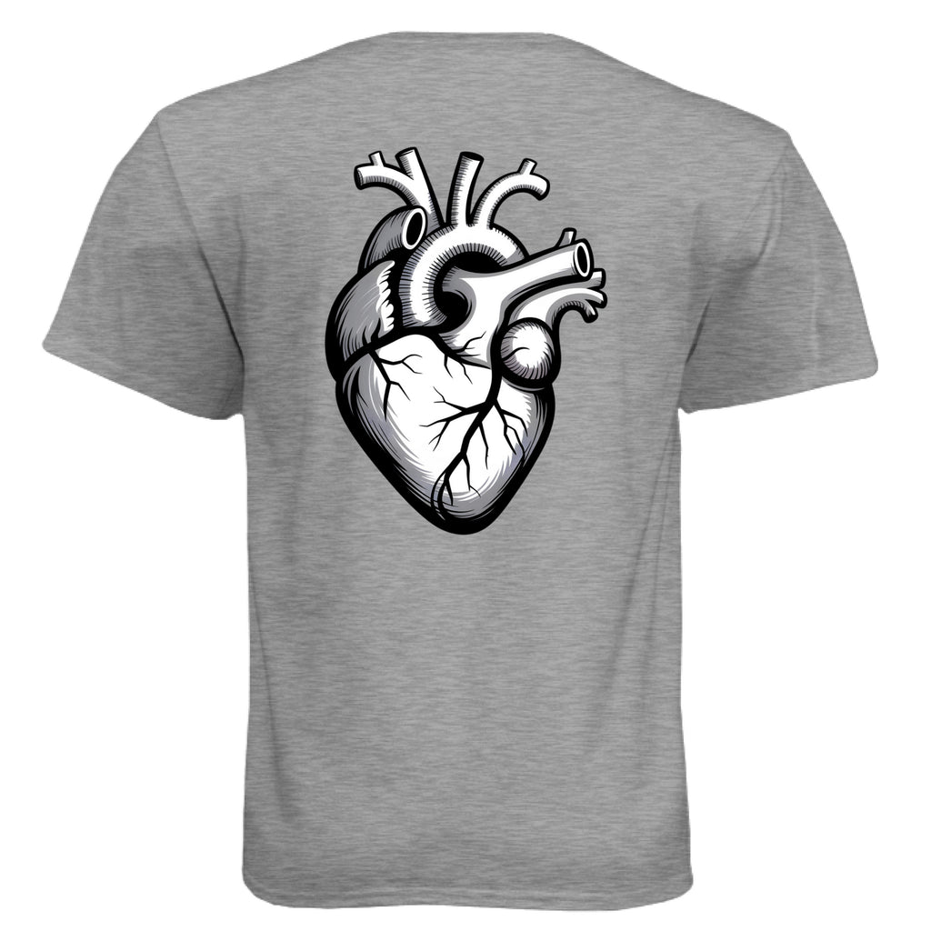 Dark Heather Grey (60/40) - BACK