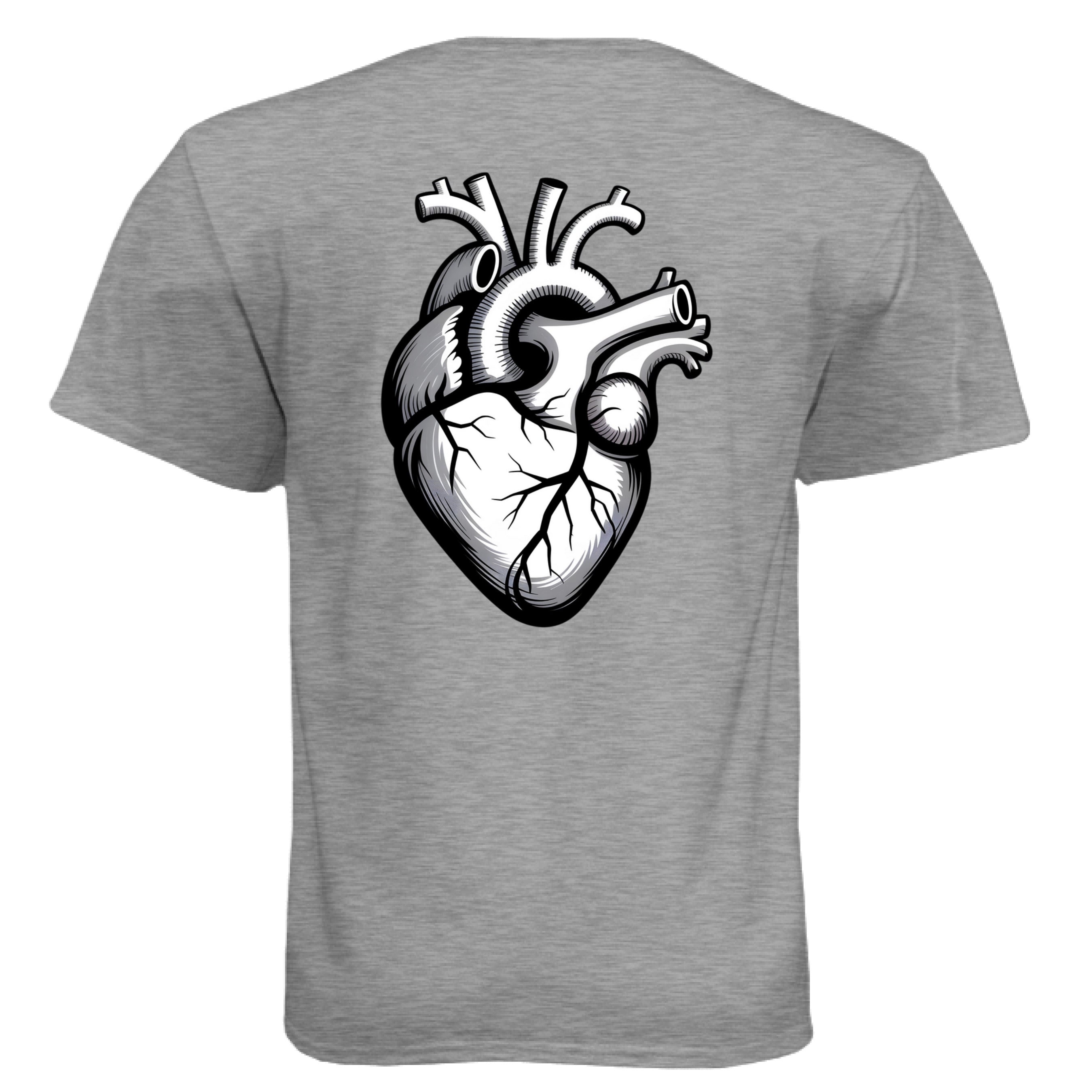 Dark Heather Grey (60/40) - BACK