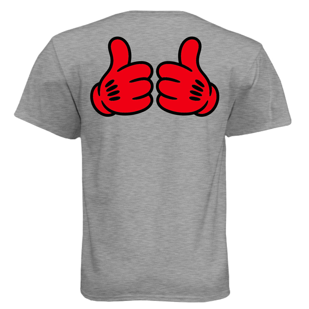 Dark Heather Grey (60/40) - BACK